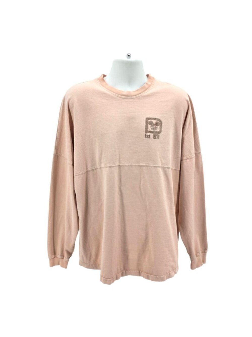 Disney Spirit Jersey Adult XL Shirt Disneyworld Pink Rose Gold Puffy Print - Picture 10 of 10